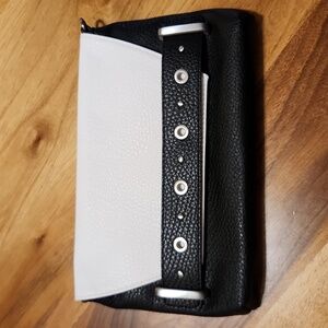 Sam & Libby Black and White Clutch
